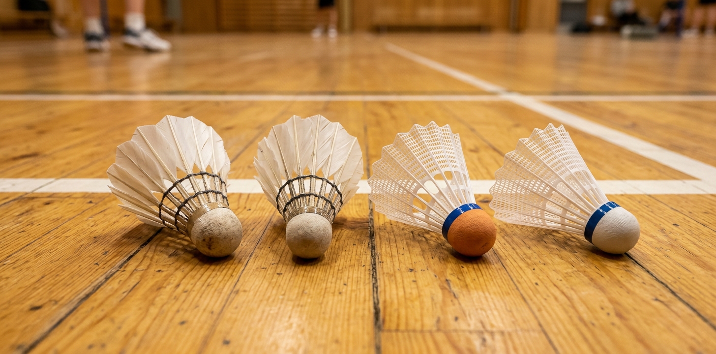 Fjäder eller nylon – guide till badmintonbollen